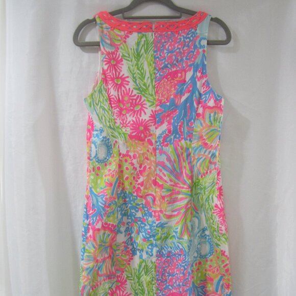 Lilly Pulitzer 4 Ryder Shift Dress Lovers Coral - Picture 6 of 8